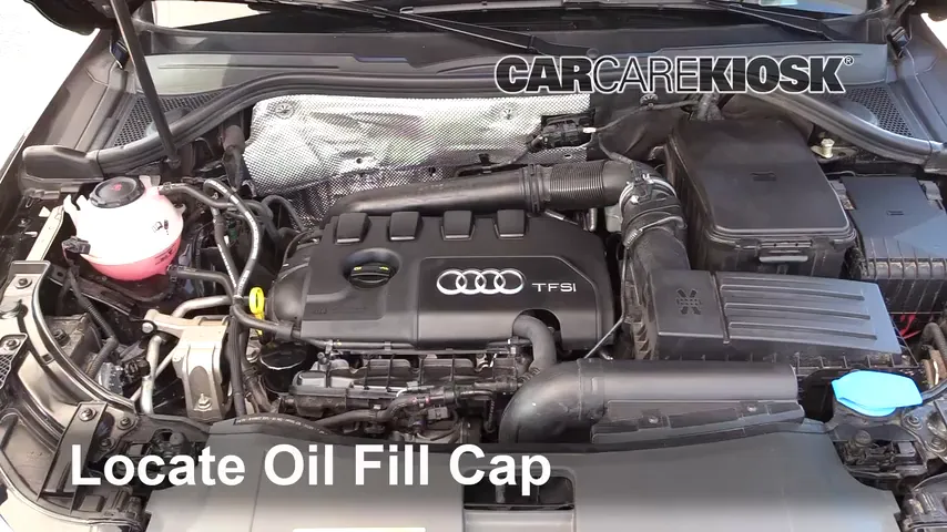 2018 Audi Q3 Quattro Premium 2.0L 4 Cyl. Turbo Oil Add Oil